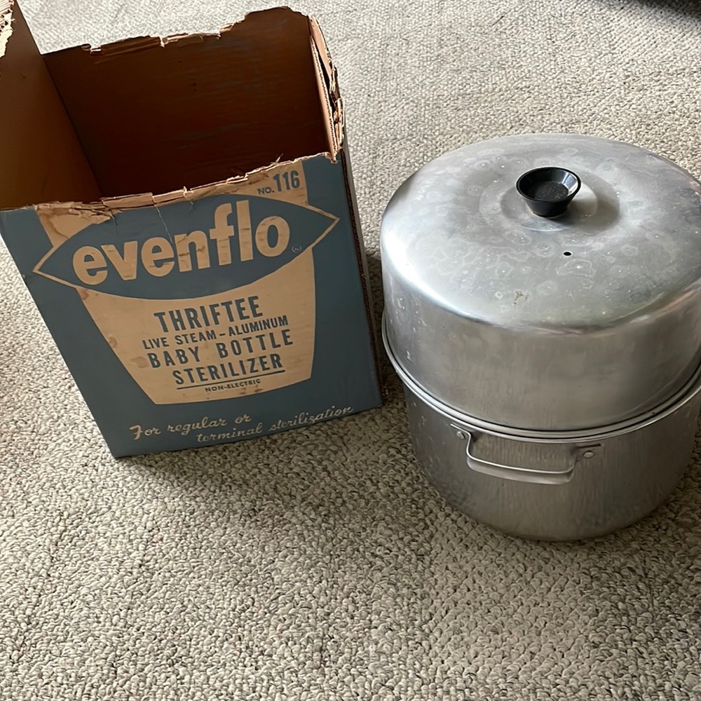 Vintage Evenflo bottle sterilizer